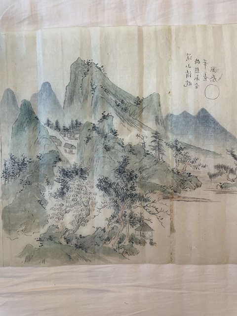 古玩字畫清·李熙泰大師山水長卷（國寶級）真品鑒賞圖