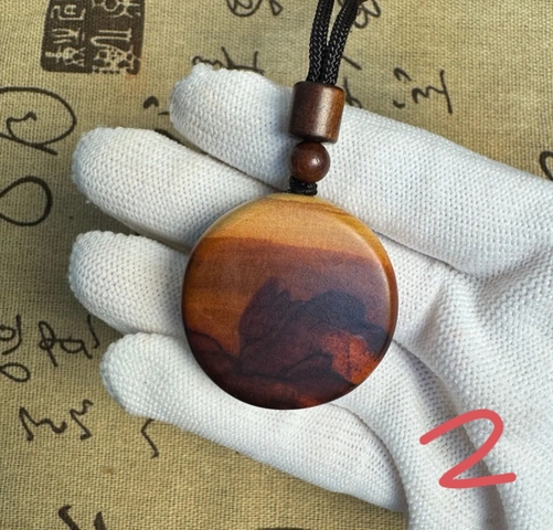 古玩雜項木掛牌真品鑒賞圖