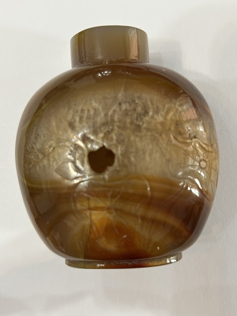 古玩玉器瑪瑙雕“鼻煙壺”真品鑒賞圖