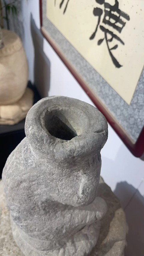 古玩雜項猴子頂燈真品鑒賞圖