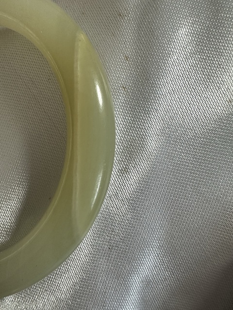 古玩玉器天然阿富汗玉手鐲真品鑒賞圖