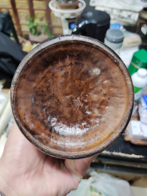 古玩雜項竹雕茶葉罐真品鑒賞圖