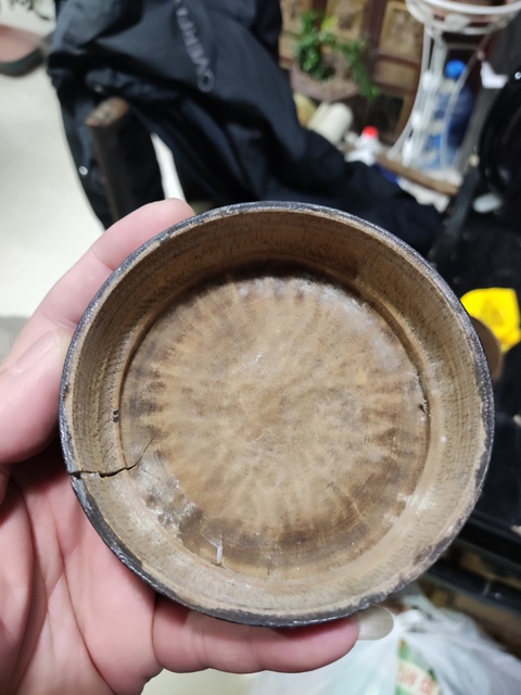 古玩雜項竹雕茶葉罐真品鑒賞圖