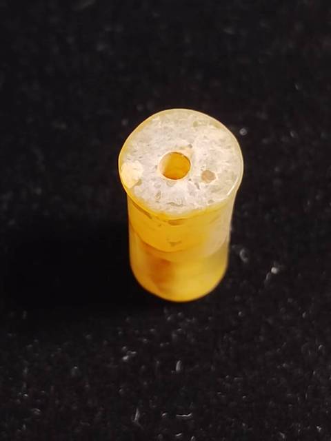 古玩玉器老瑪瑙管珠真品鑒賞圖
