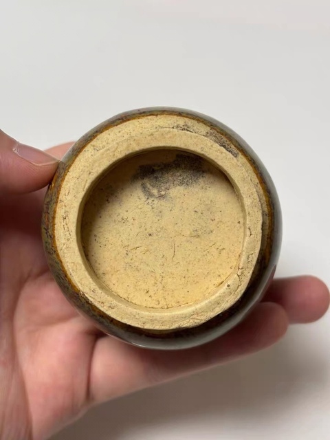 古玩陶瓷茶葉末釉爐真品鑒賞圖
