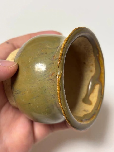古玩陶瓷茶葉末釉爐真品鑒賞圖