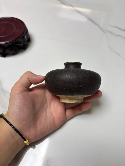 古玩陶瓷水盂真品鑒賞圖