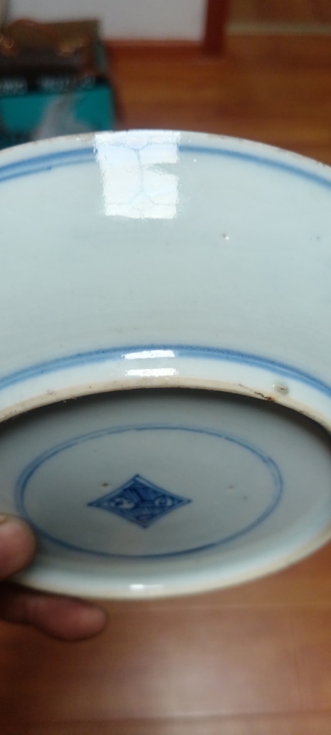 古玩陶瓷清雍正 青花三星盤真品鑒賞圖