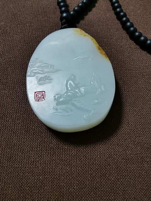 古玩玉器玉牌子真品鑒賞圖