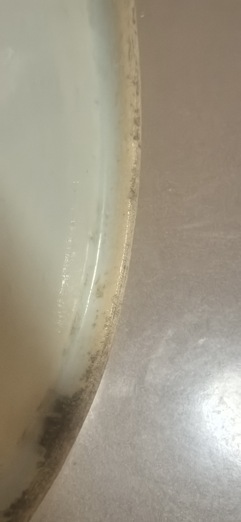 古玩陶瓷豆青釉盤真品鑒賞圖