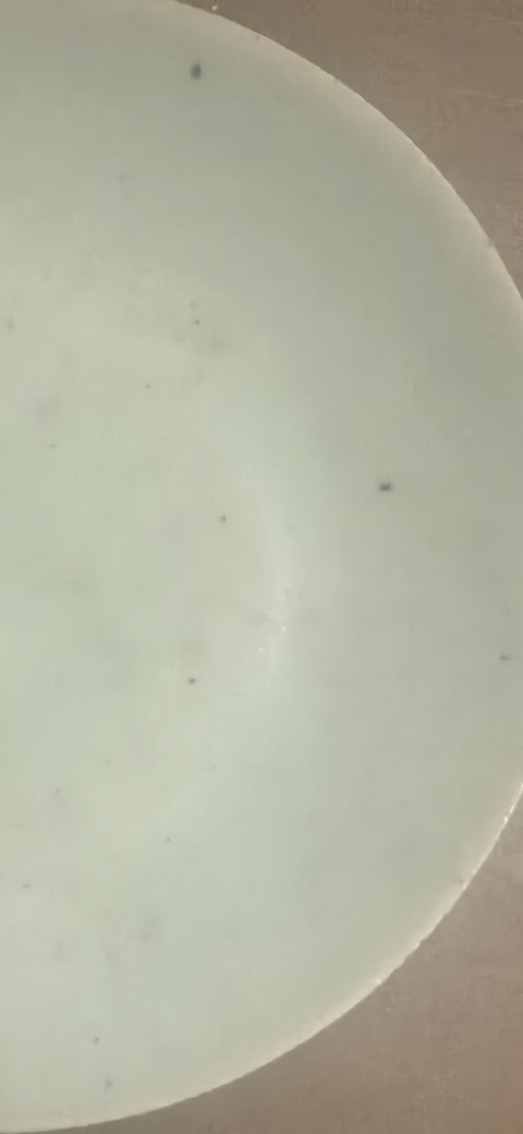 古玩陶瓷豆青釉盤真品鑒賞圖