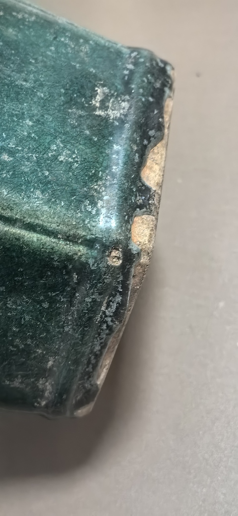 古玩陶瓷綠釉水器真品鑒賞圖