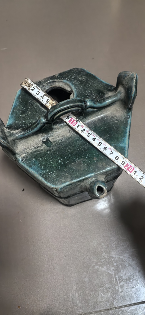 古玩陶瓷綠釉水器真品鑒賞圖