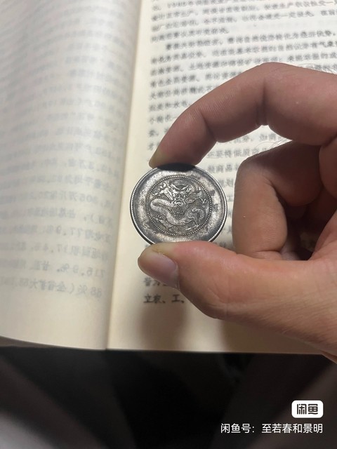 古玩錢(qián)幣云南半圓新龍真品鑒賞圖