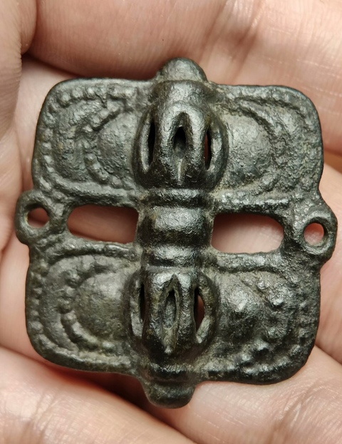 古玩雜項蝴蝶杵真品鑒賞圖