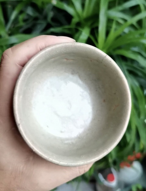 古玩陶瓷龍泉窯青釉高足杯真品鑒賞圖