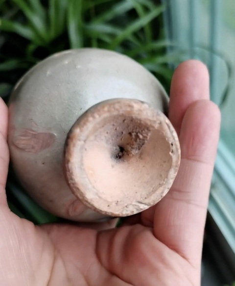 古玩陶瓷龍泉窯青釉高足杯真品鑒賞圖
