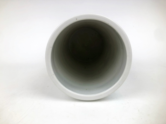 古玩陶瓷民國·粉彩嬰戲詩文帽筒真品鑒賞圖