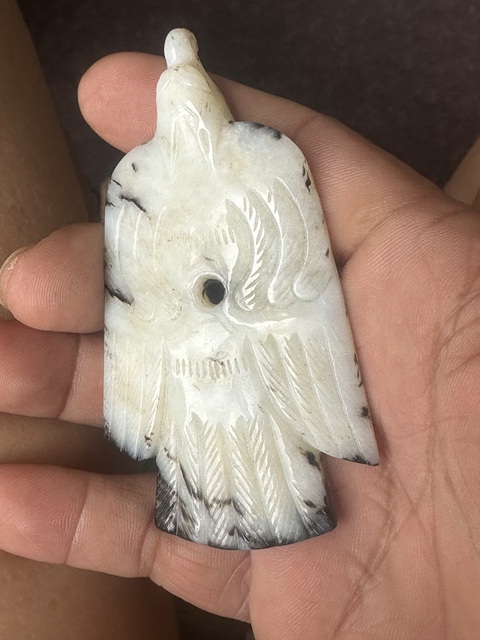 古玩玉器和田玉雕“鳳鳥”真品鑒賞圖