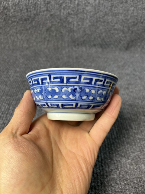 古玩陶瓷青花夔龍紋碗拍賣,當前價格1688元