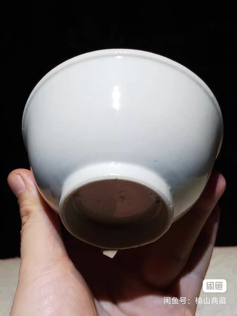 古玩陶瓷白釉杯真品鑒賞圖