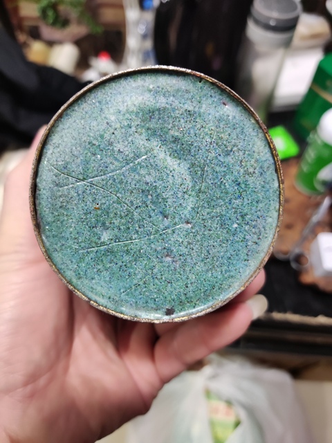 古玩雜項龍鳳紋景泰藍銅瓶真品鑒賞圖