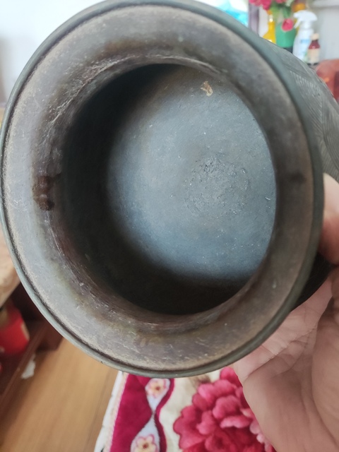 古玩銅器銅建水真品鑒賞圖