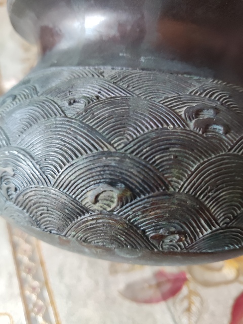 古玩銅器銅建水真品鑒賞圖