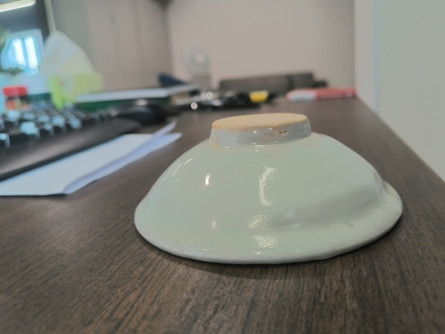 古玩陶瓷青白釉折沿碗真品鑒賞圖