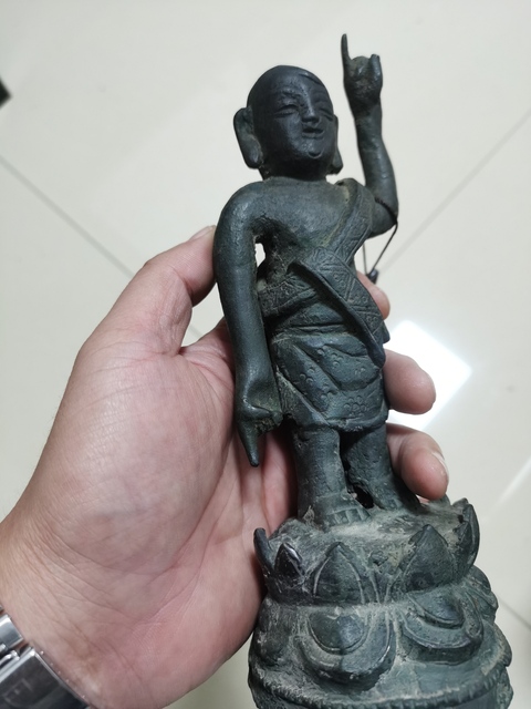 古玩銅器造像真品鑒賞圖