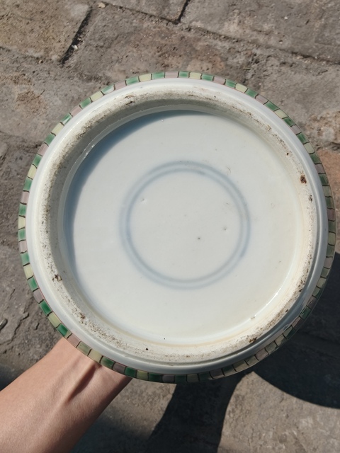 古玩陶瓷五彩人物故事罐真品鑒賞圖