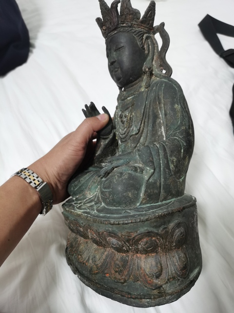 古玩銅器造像真品鑒賞圖