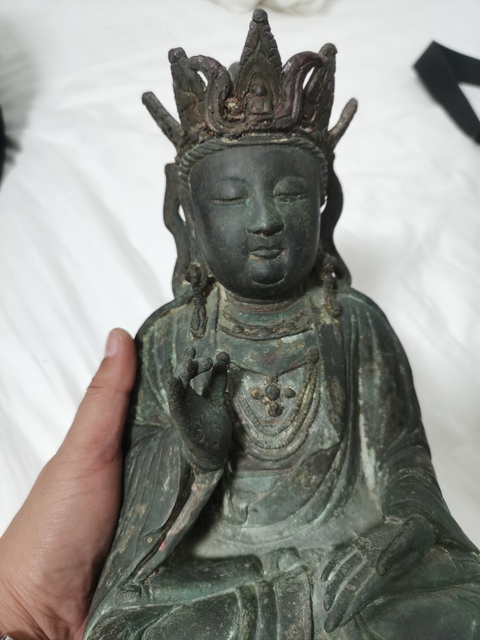 古玩銅器造像真品鑒賞圖