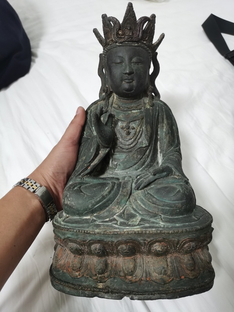 古玩銅器造像真品鑒賞圖