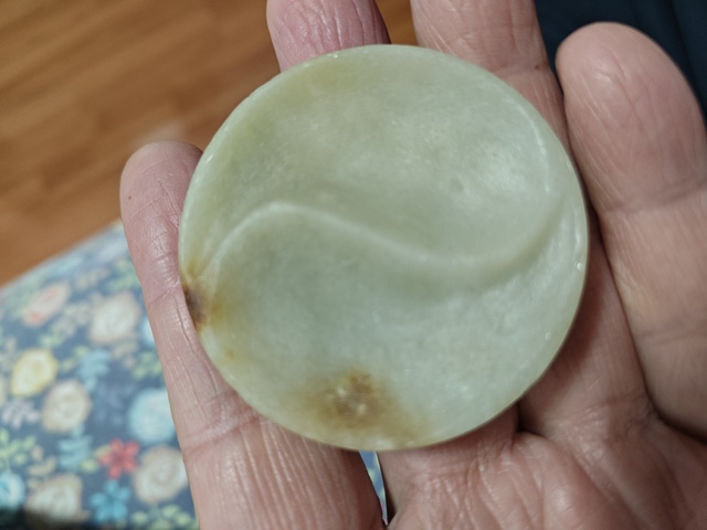古玩玉器和田玉雕“筆舔”真品鑒賞圖