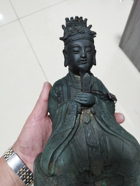 古玩銅器造像真品鑒賞圖