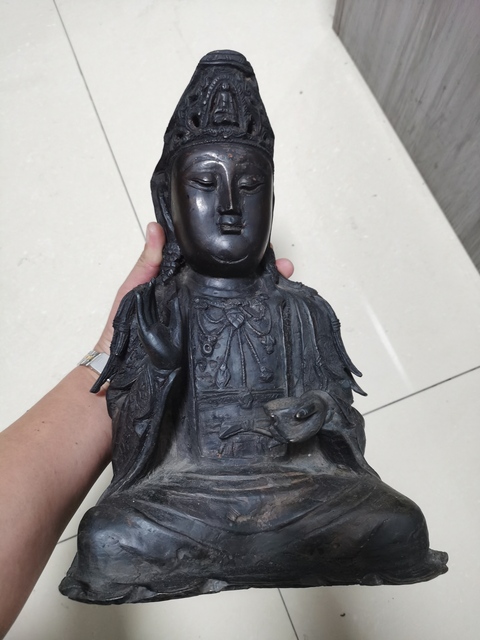 古玩銅器造像真品鑒賞圖
