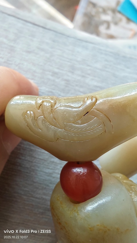 古玩玉器和田玉勒子一串真品鑒賞圖