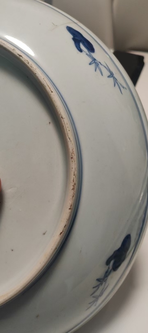 古玩陶瓷盤真品鑒賞圖