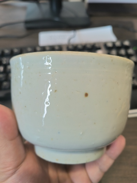 古玩陶瓷白釉缽式碗真品鑒賞圖