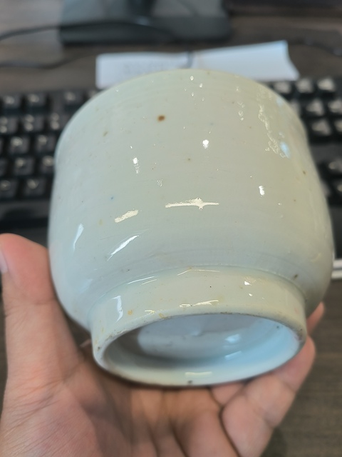 古玩陶瓷白釉缽式碗真品鑒賞圖