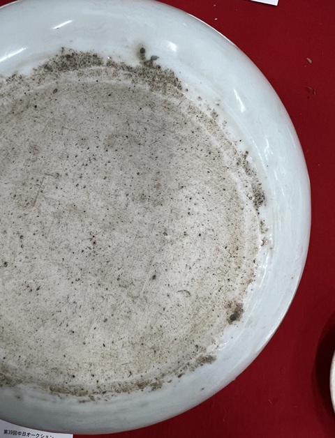 古玩陶瓷明末清初白釉雙獅耳爐真品鑒賞圖