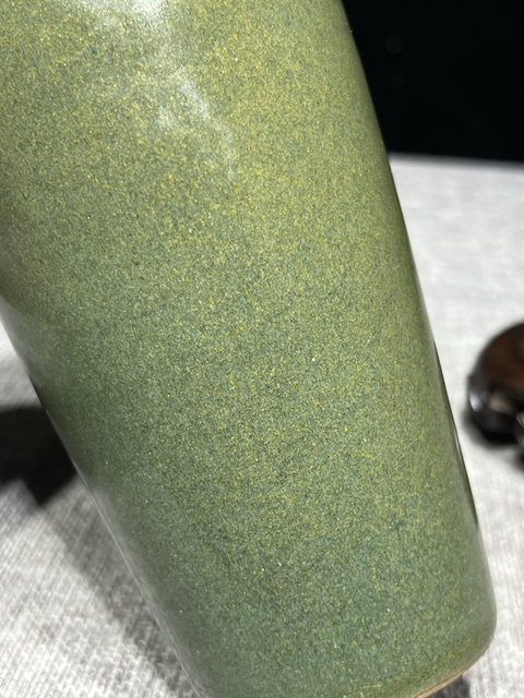 古玩陶瓷茶葉末釉梅瓶真品鑒賞圖