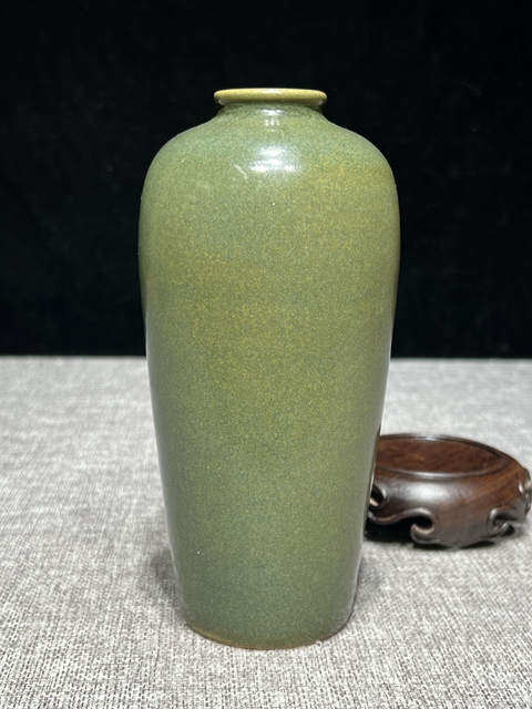 古玩陶瓷茶葉末釉梅瓶真品鑒賞圖