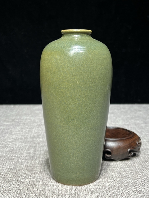 古玩陶瓷茶葉末釉梅瓶真品鑒賞圖