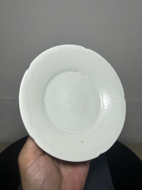 古玩陶瓷館藏級珍品北宋定窯白釉葵口洗拍賣,當前價格8800元