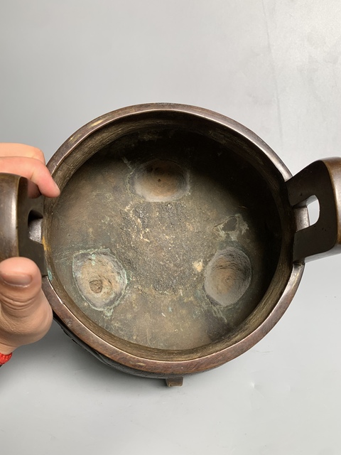 古玩銅器熏爐真品鑒賞圖