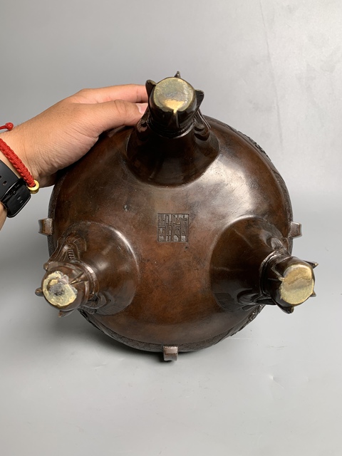 古玩銅器熏爐真品鑒賞圖