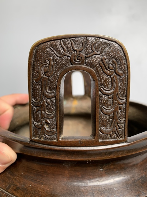 古玩銅器熏爐真品鑒賞圖