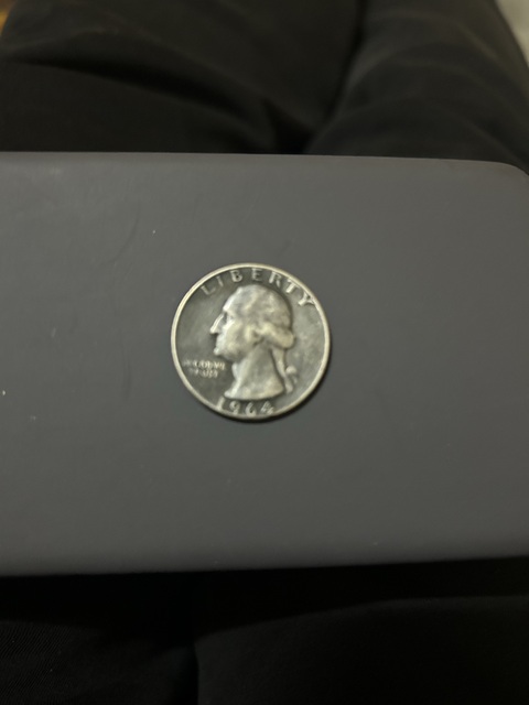 古玩錢幣1964年美分真品鑒賞圖